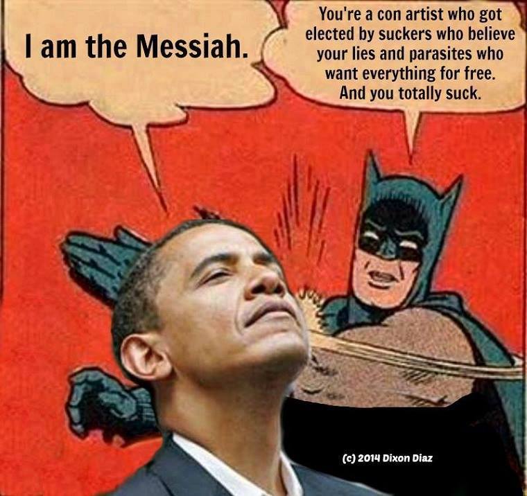 Batman Bitch Slaps Obama
