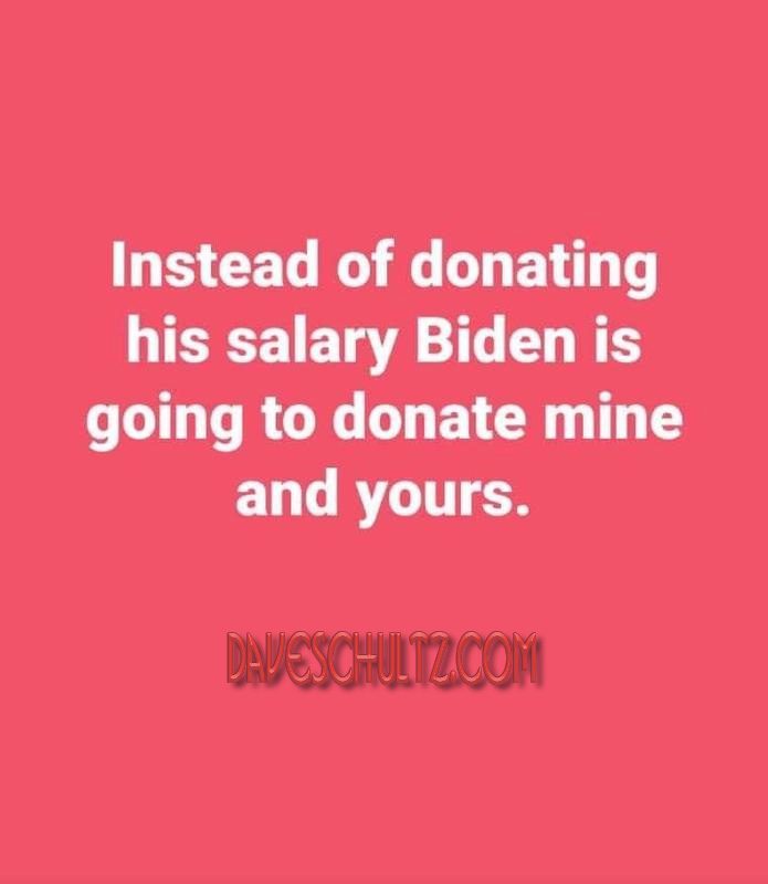 Donating Presidential Salary