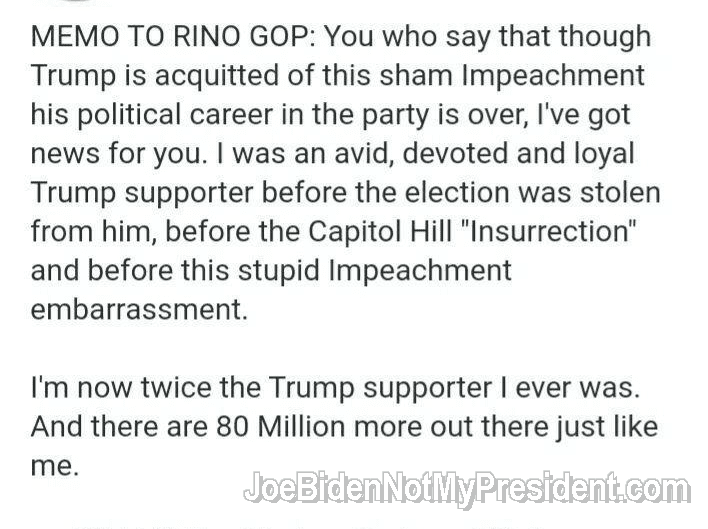 Memo to RINOs