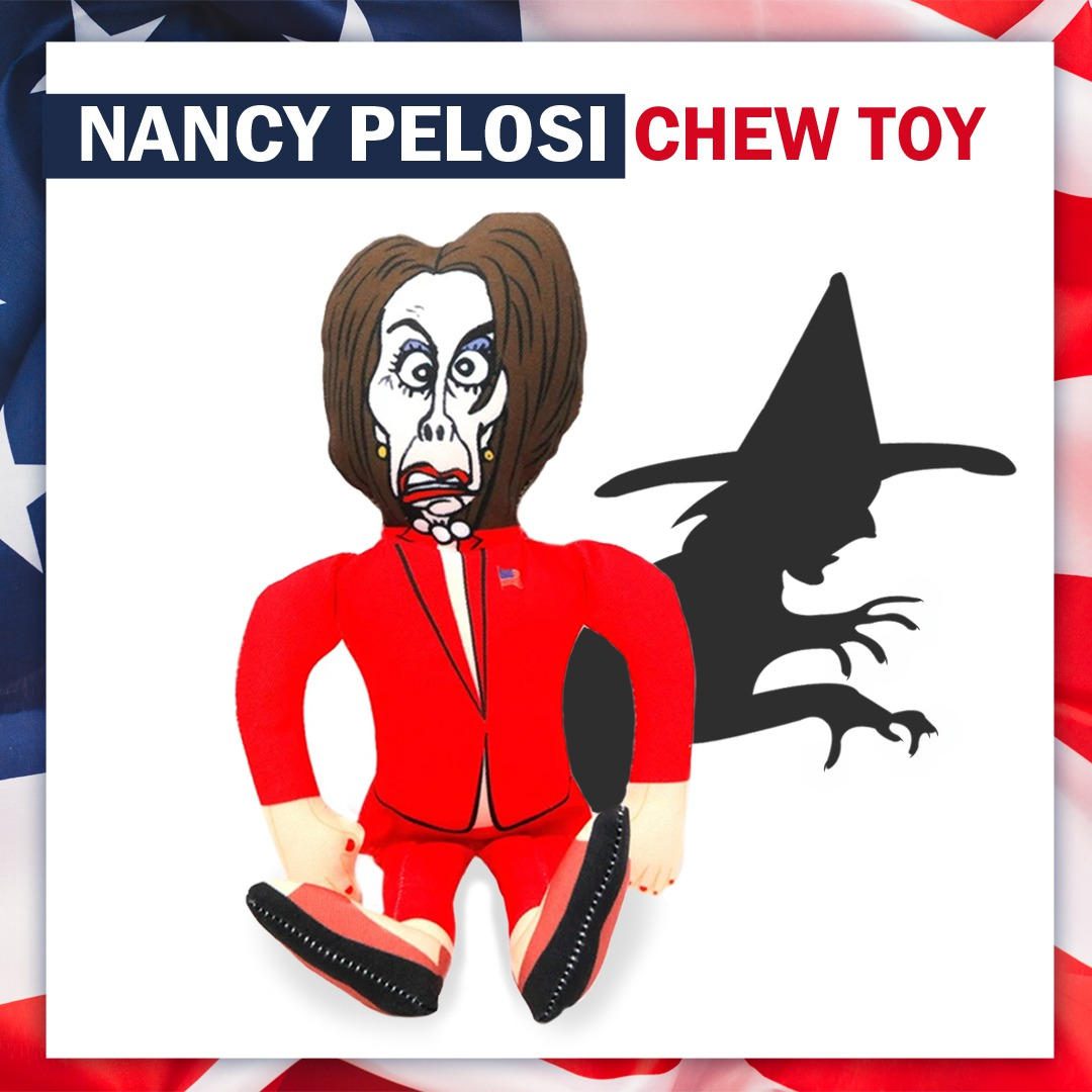 So I Buy My Dogs  Nancy Pelosi Chew Toy